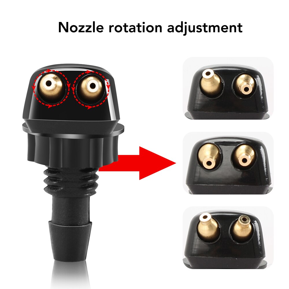 2X Auto Frontscheibe Unterlegscheibe Jet Wischer Düse für Opel Astra j Insignien Astra g Corsa Zafira b Mokka Vivaro meriva