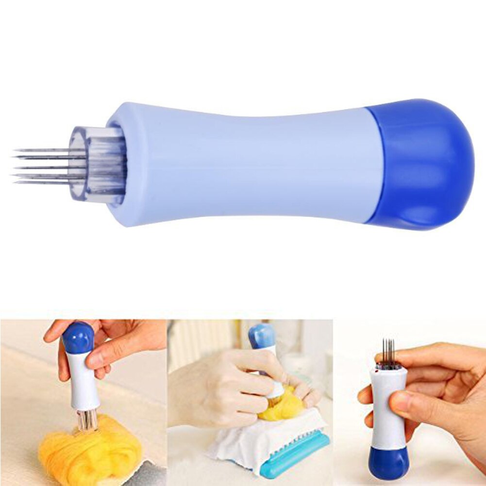 Practical Felting Needle Kit Felting Needles with 7 Needles Felting Starter Kit Felt Diy Package Wool Felt for DIY Felting