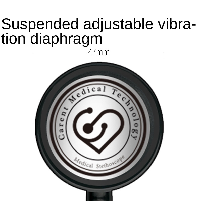 Anillo de fijación de diafragma, accesorios de estetoscopio, silicona, calabaza roscada, tapones suaves para los oídos, , Carent: Suspended Diaphragm