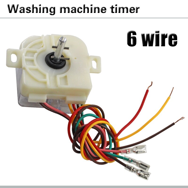 Machine à laver Semi-automatique à double cylindre, 6 lignes, cosse oblique, 180 degrés, interrupteur de minuterie, pièces de rechange