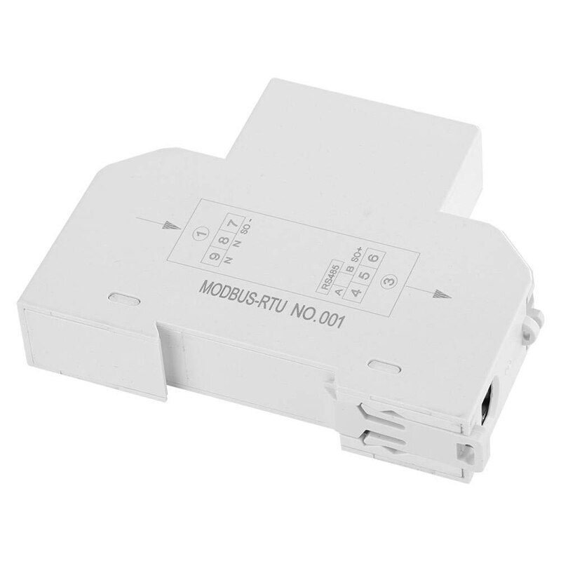 Gorąca 5-100A 220V licznik energii jednofazowy RS485 protokół MODBUS LCD podświetlany wyświetlacz na szynę hałas watomierz miernik licznik energii