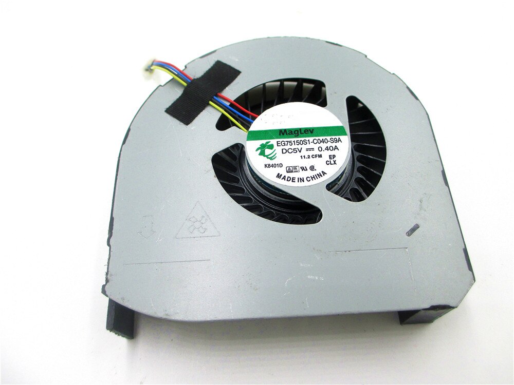 original cpu gpu cooling fan for DELL Precision 7710 M7710 7720 fan cooler EG75150S1-C030-S9A EG75150S1-C040-S9A