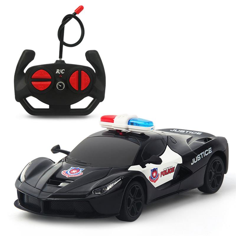 1/24 RC Police Car Electric Cop Car Toys Remote Control Vehicles Toys Educational Toys For Kids Birthday Year: B