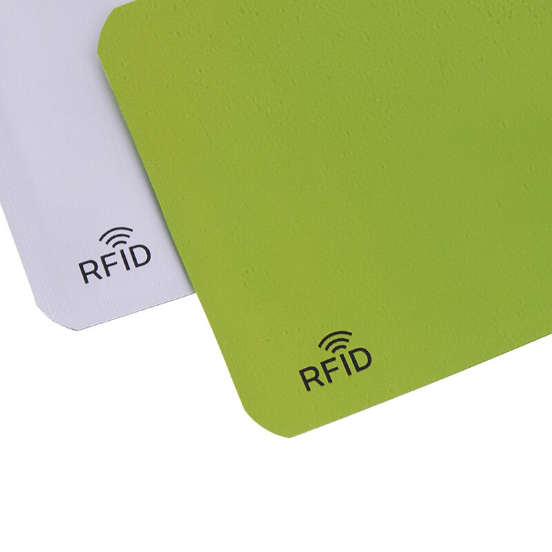 10 kpl RFID-suojattu ID-korttikotelo - Pystysuora Alumiininen Luottokortinsuoja