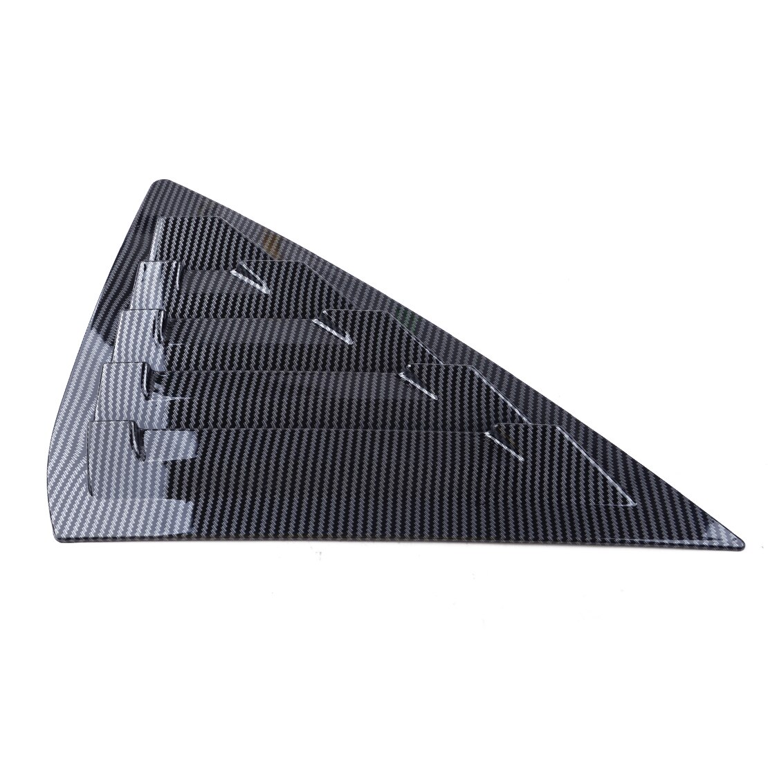 CITALL Carbon Fiber Black Style Auto Rear Window Louver Vent Cover Fit For Nissan Sentra Sedan