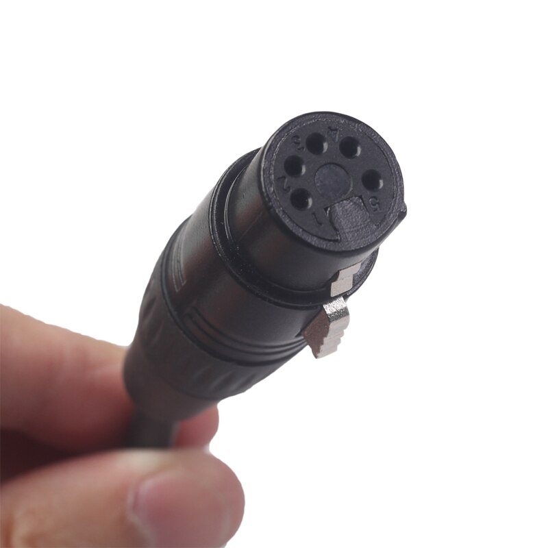 Xlr 3- pin-stecker auf  to 5- pin-buchse konverter-adapterkabel audiokabel für mikrofon