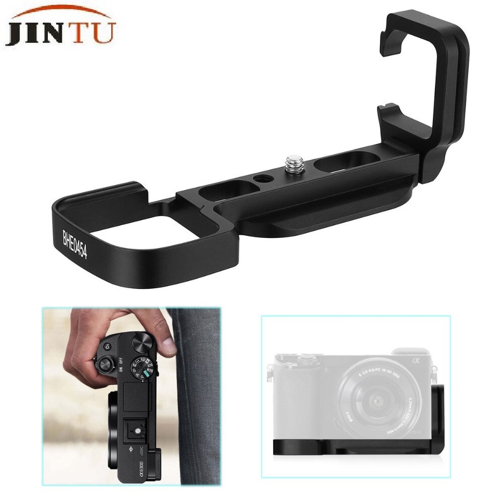 Jintu Metalen L-Plate Bracket Hand Grip Voor Sony A6000 A6300 Camera Quick Release