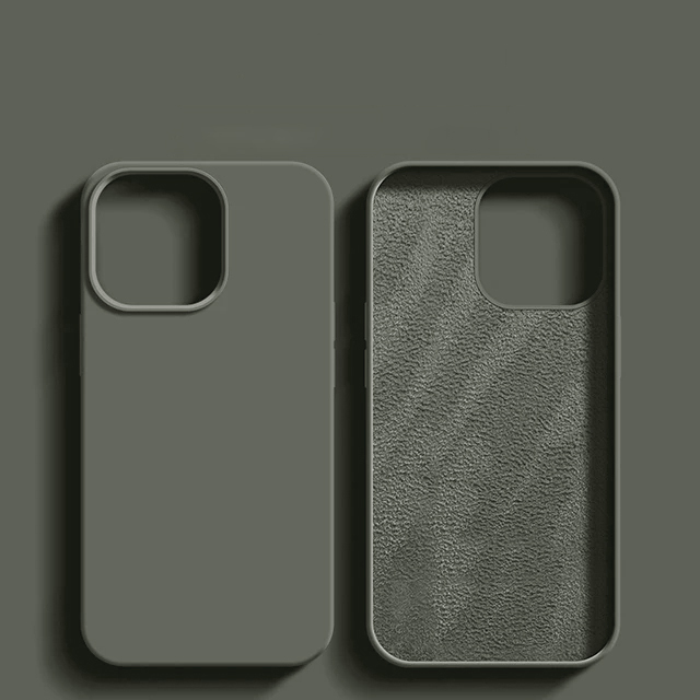 Funda de teléfono de lujo a prueba de golpes 16 Pro Max para iPhone 16 Pro Max, fundas de silicona líquida para Apple iPhone 16 Plus, funda suave para parachoques