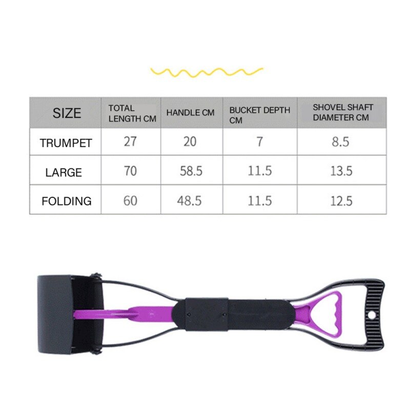 Pet Poop Clip Long Handle Stool Shovel Toilet Picker #