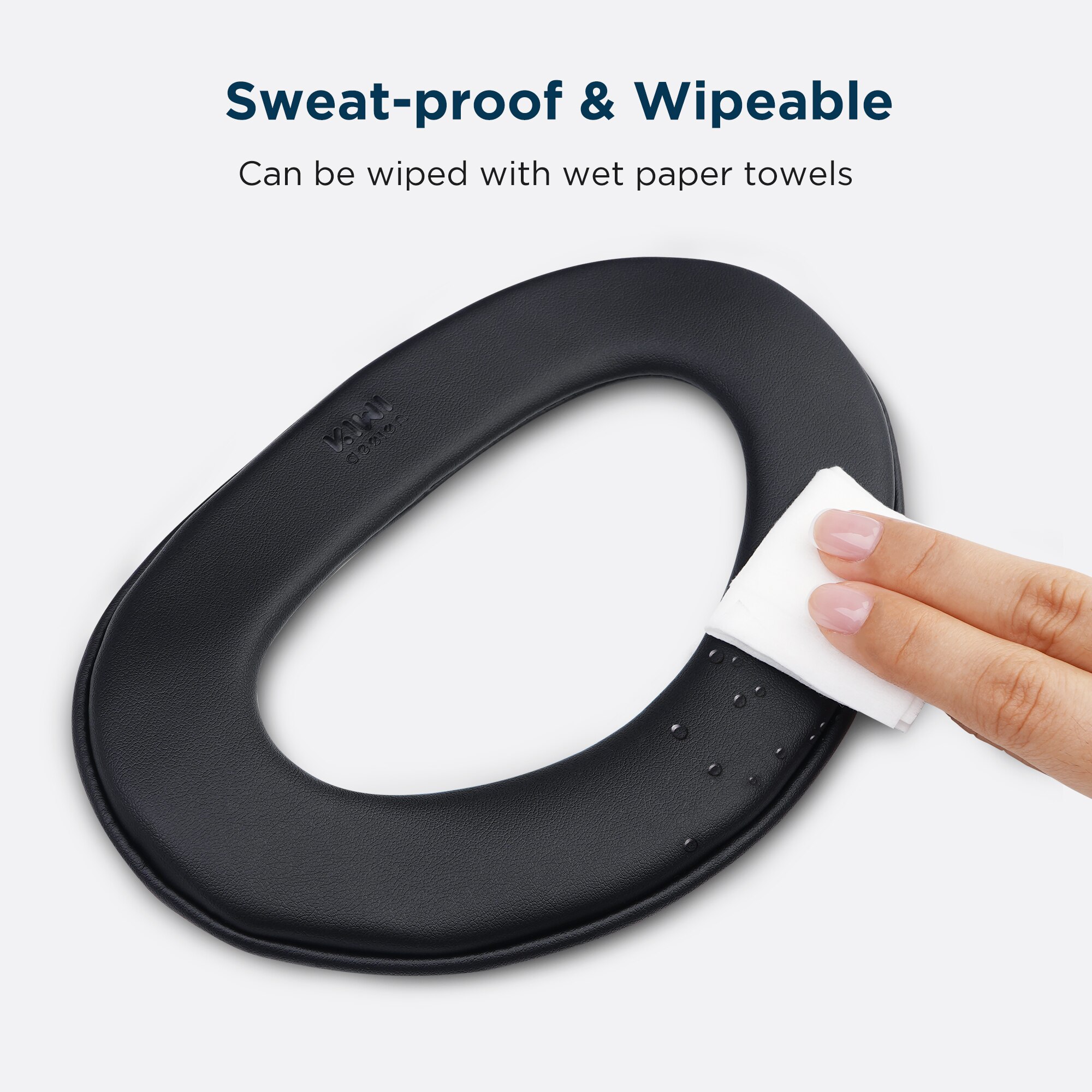 KIWI For Oculus Quest 2 Elite Strap Foam Pad For VR Headband PU leather Comfort Pad Enhanced Support &amp;Comfort