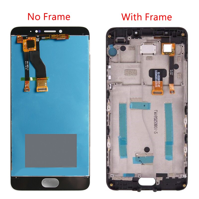 Original Display For Meizu M3 Note M681H LCD Touch Screen 5.5 inch Digitizer Assembly With Frame For MEILAN Note 3 Display