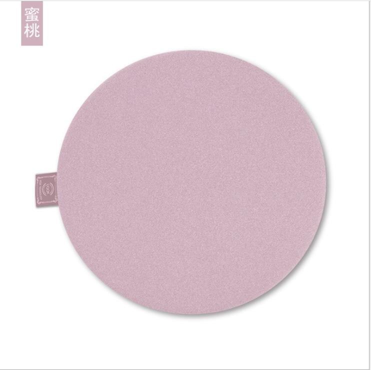 Round Chair Cushion Soft Comfortable Stool Seat Cushion Elastic Memory Foam Home Office: Peach