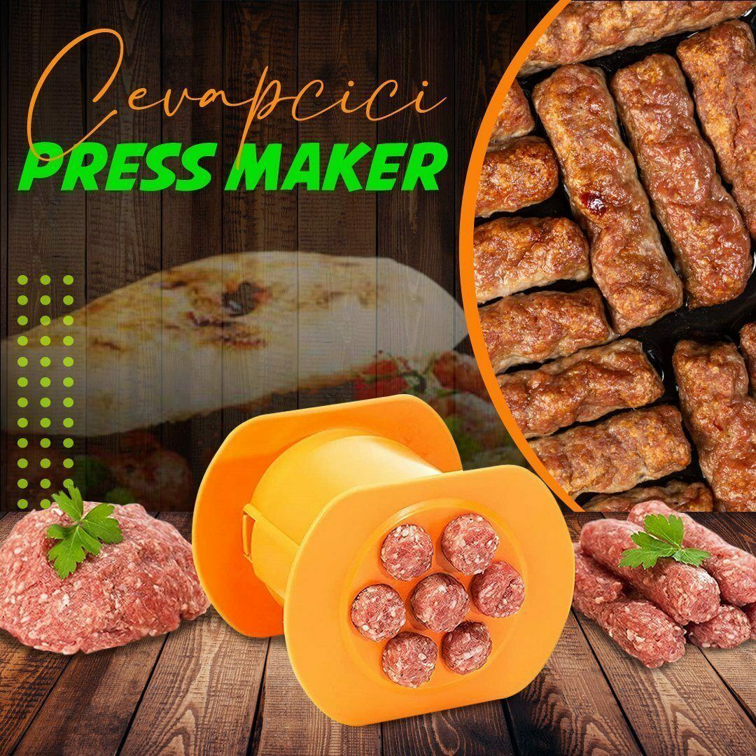 Cevapcici Press Maker Dog Meat Sausage Machine Kitchen Ćevapi Easy Cook