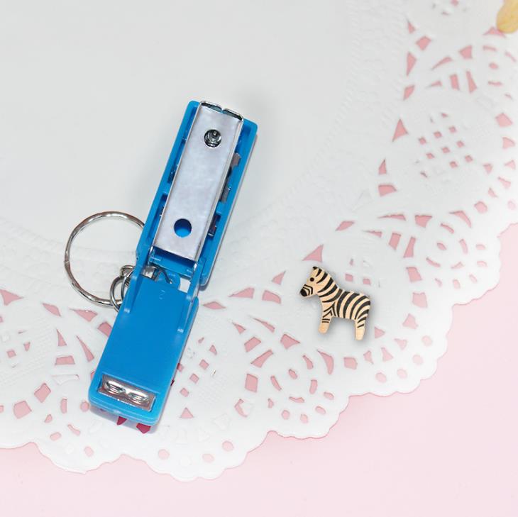 5 Pcs/set Kawaii Mini Candy Color Small Staplers Useful Portable Stapler Office Binding Clip Stationery