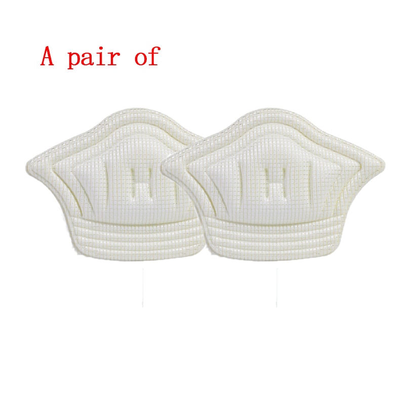 1 paar Schuh Pads Anti Tragen Ferse Einlegesohlen Patch Unisex Kissen Pads Fußpflege Schutz Klebstoff Zurück Aufkleber Schuhe Einfügen einlegesohle: Beige
