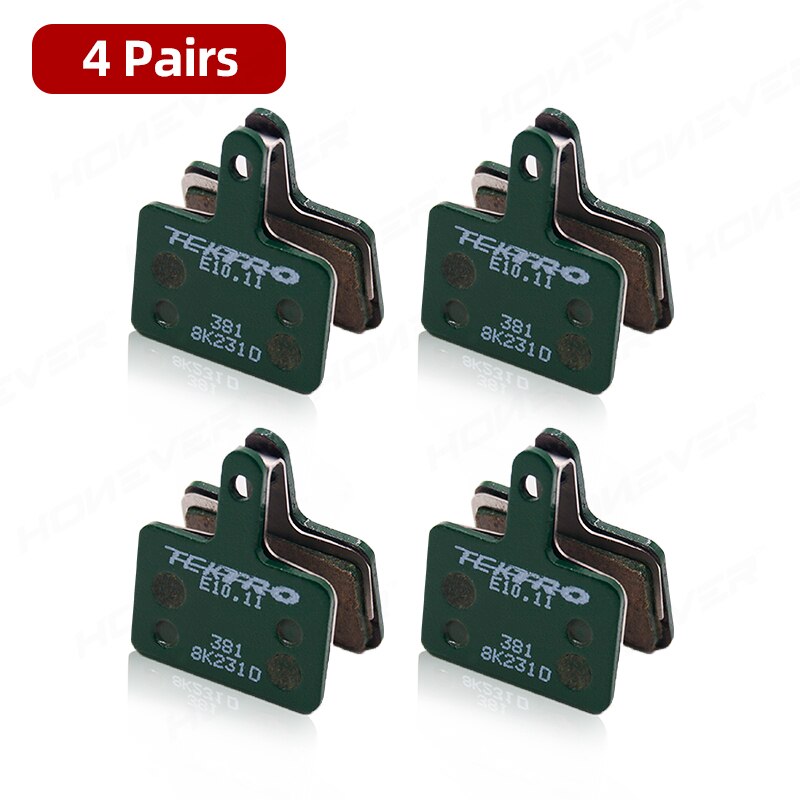 Tektro E10.11 P20.11 Remblokken Mtb Fiets Hydraulische Schijfrem Pad Voor Shimano M335 395 Metalen Keramische Fiets Pads Fietsen onderdelen: 4 pairs E10