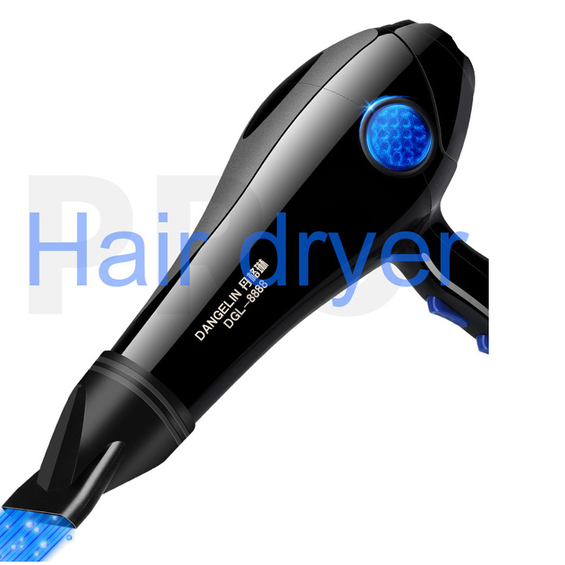Föhn high power salon professionele 6000 blauw negatieve ionen warme en koude wind huishoudelijke X-7724A