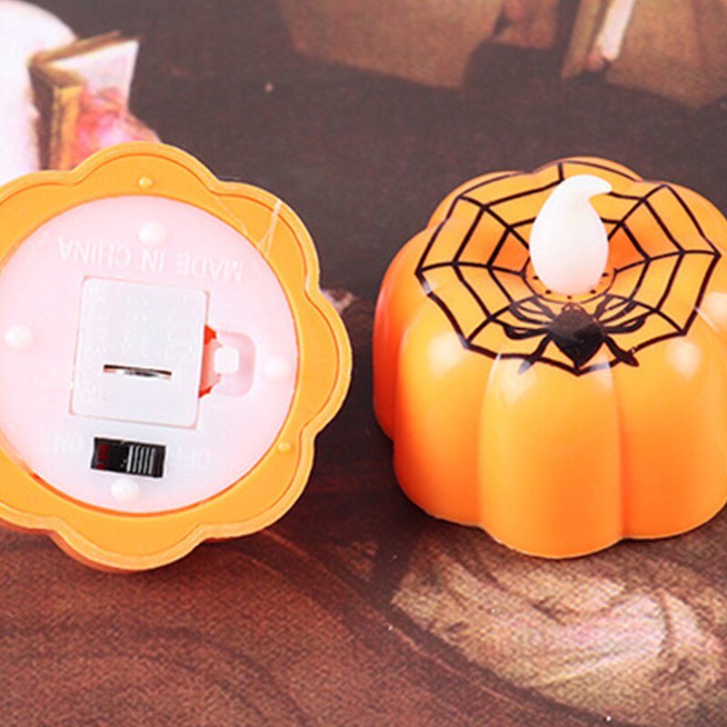 Mini led-sfeer pompoen licht speelgoed schattige cartoon decoratie nachtlampje kaarslicht halloween speelgoed pompoenlamp