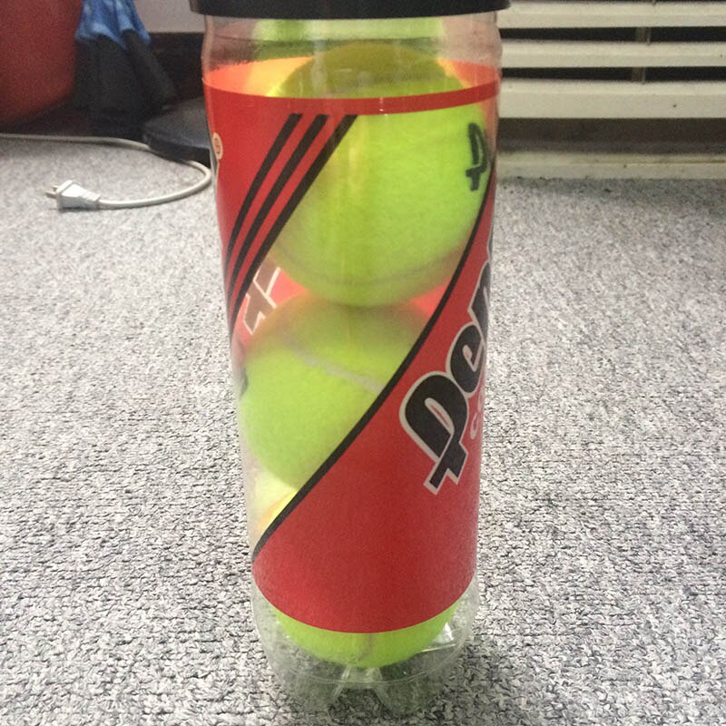 3 stykker hoved tennisbolde med flaske blød cricket bold træningsudstyr padel tenis træner pickleball