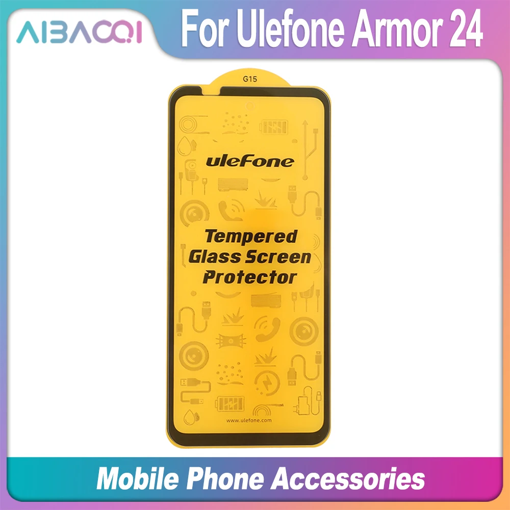 AiBaoQi Brand Glass Film For Ulefone Armor 12/12S 13 14/14 Pro 16 Pro Armor 21/22/23 Ultra/ 26 Ultra Clear Screen Protector: Dark Blue