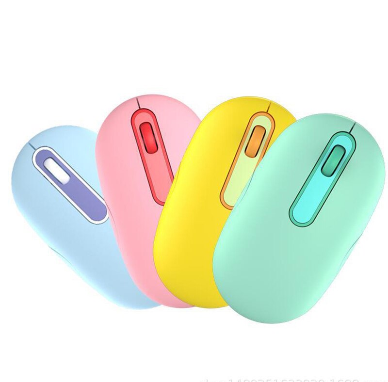 SeenDa 2.4GHz Wireless Mouse Rechargeable Silent Mouse Girl Rechargeable Mini Silent Mice Ergonomic For Laptop PC