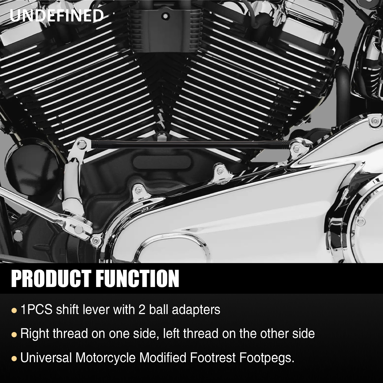 Varilla de palanca de cambios de motocicleta, 40mm-280mm, para Harley, Yamaha, Kawasaki, Honda, Suzuki, Aprilia, Benelli, BMW, Buell, Ducati, Universal