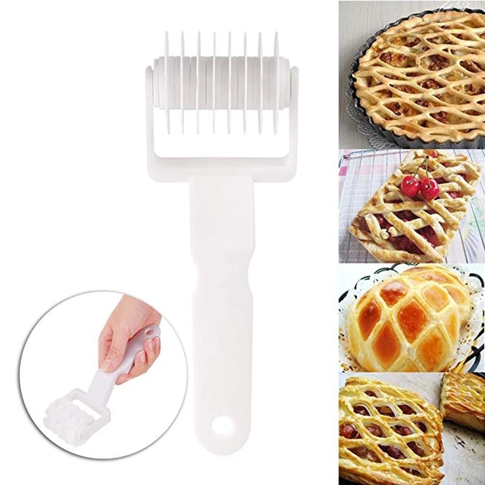 Top Selling Roll Glad Rooster Roller Cutter Cookie Pie Pizza Bakken Tool Pastrys Roller Ondersteuning En