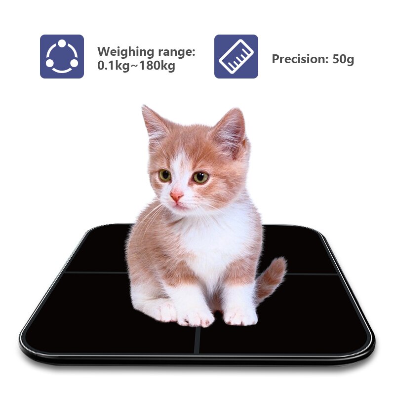 Sinocare LED Smart Body Weight Scale Bluetooth Digital Health Weighing Scale Android IOS APP + Free LED Kitchen Scale For