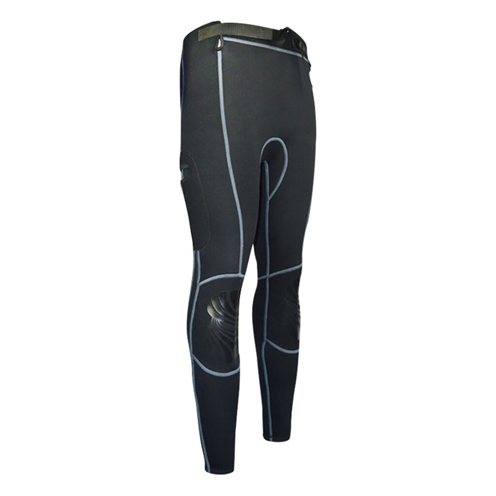 Pantalones de neopreno de 3mm para hombre, parte inferior de traje de buceo, cálido, para surf y navegación