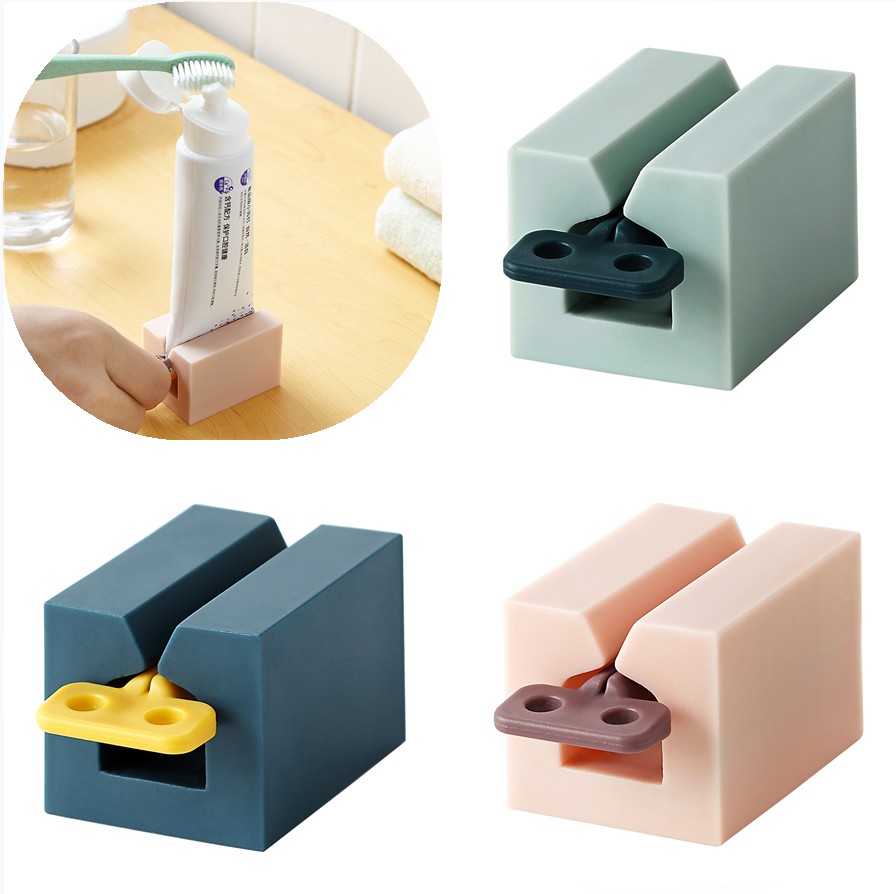 Toothpaste Squeezer Tooth Paste Holder Oral Care Bathroom Tools Tube Cosmetics Press Facial Cleanser Rolling Squeezing Dispenser