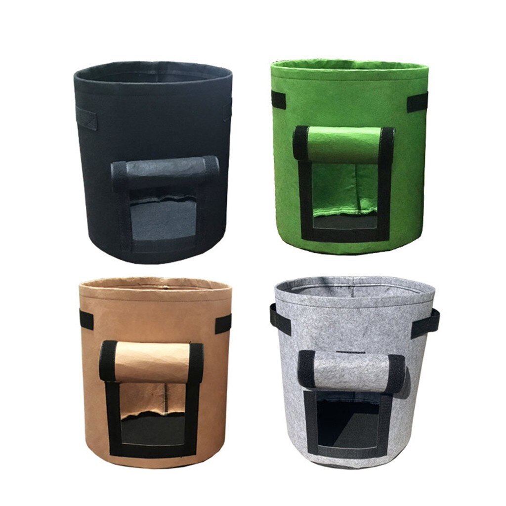Plant Grow Bags Farm Home Garden Potato Cultivation Planting Pot Planters Greenhouse Vegetable Moisturizing Vertical Growing Bag