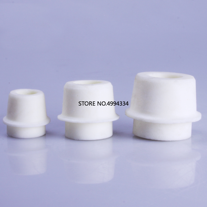 10pcs/lot Conical Erlenmeyer flask plug Silica Gel The material All sizes available Laboratory Silicone Plug