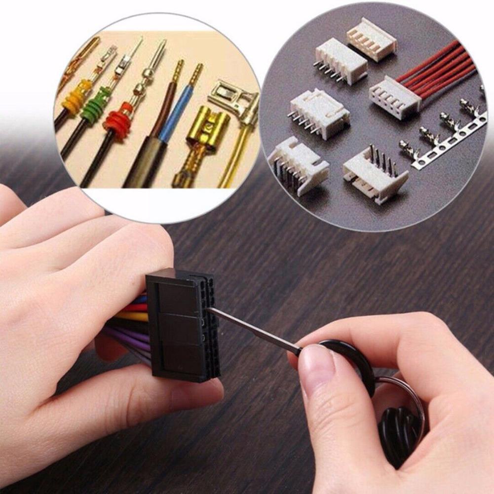 Car Terminal Removal Electrical Wiring Crimp Connector Repair Hand Terminal Car Extractor Kit Tools Pin Repair Automobiles N9V3