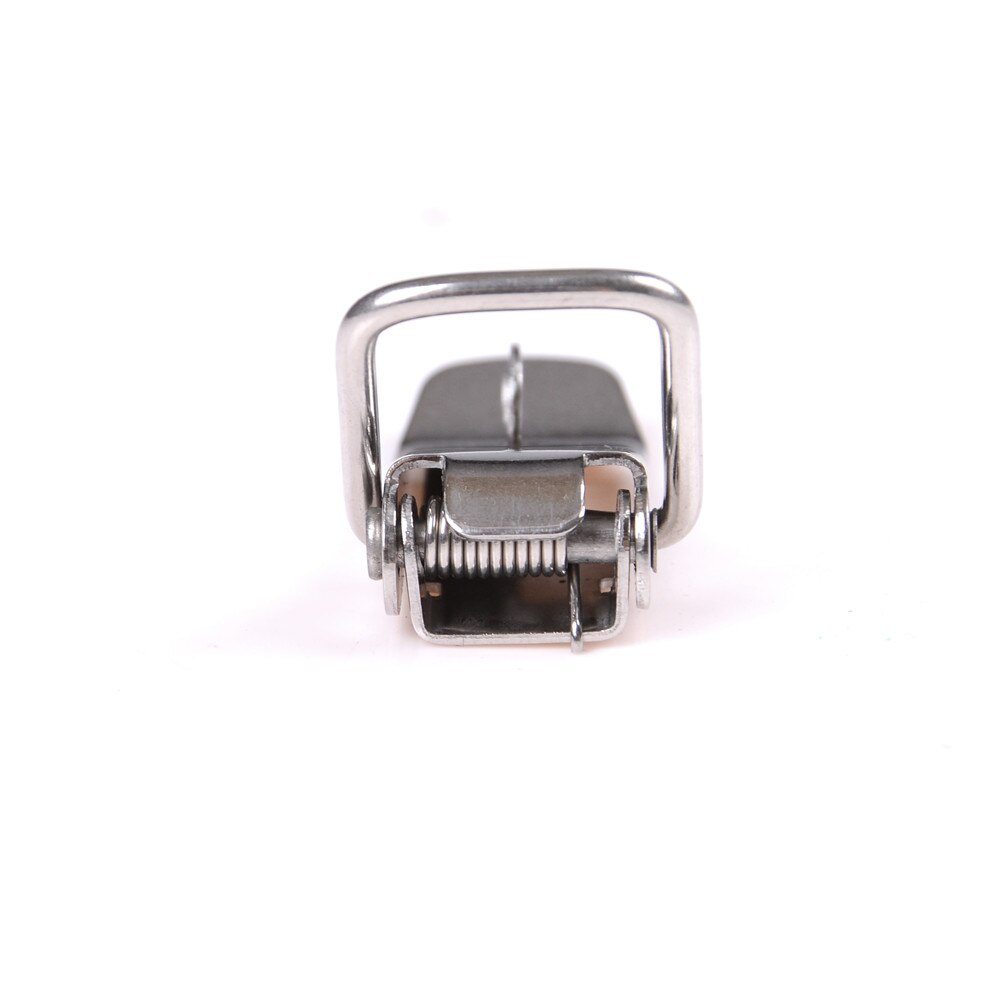 1PCS 27*74mm Cabinet Boxes Spring Loaded Latch Catch Toggle Locks Hasp Iron Hasp For Sliding Door Window Cabinet
