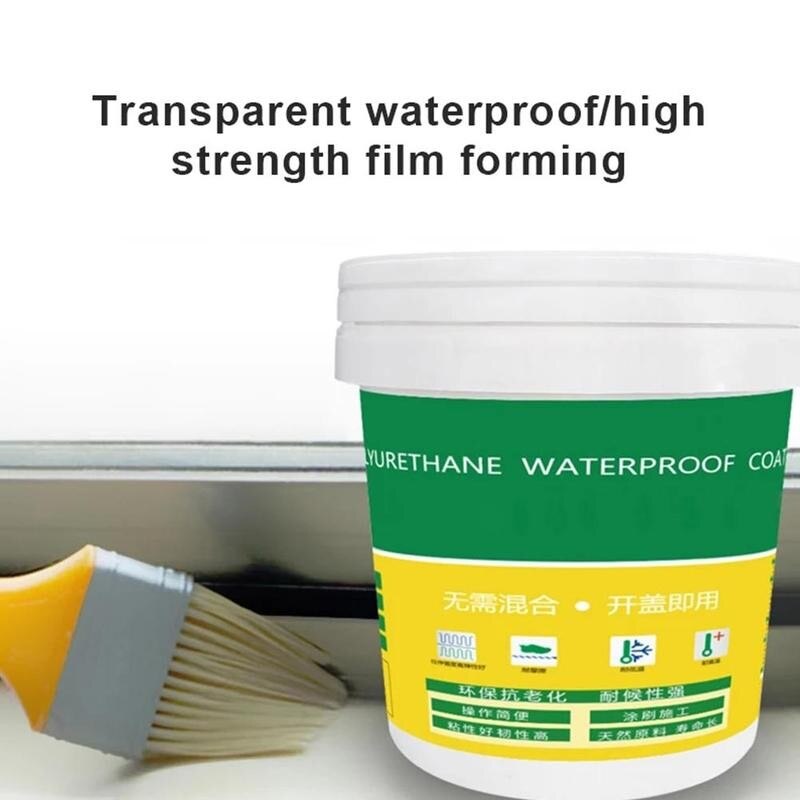 Pâte adhésive transparente en polyuréthane, 300ML, étanche, pour revêtement de toit, salle de bain, maison, O6W2