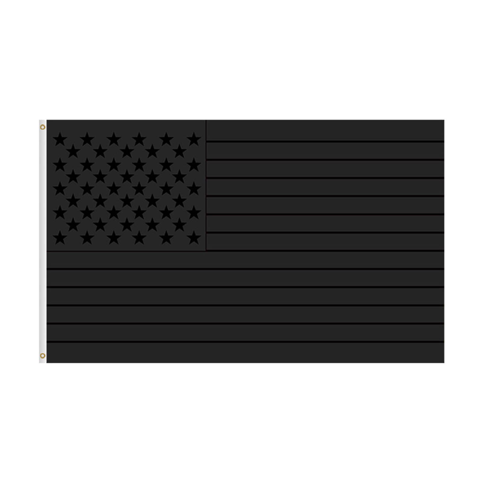 Banderas negras de los Estados Unidos con ojales de latón, resistentes y duraderas, excelente artesanía, Color rápido: green