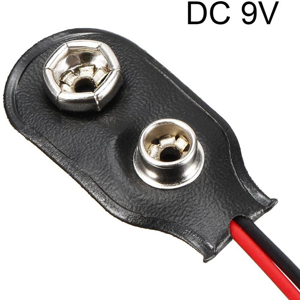 10pcs 9V Battery Button Power Cable Battery Buckle Snaps Power Cable Connector DC For DIY Jack Connector