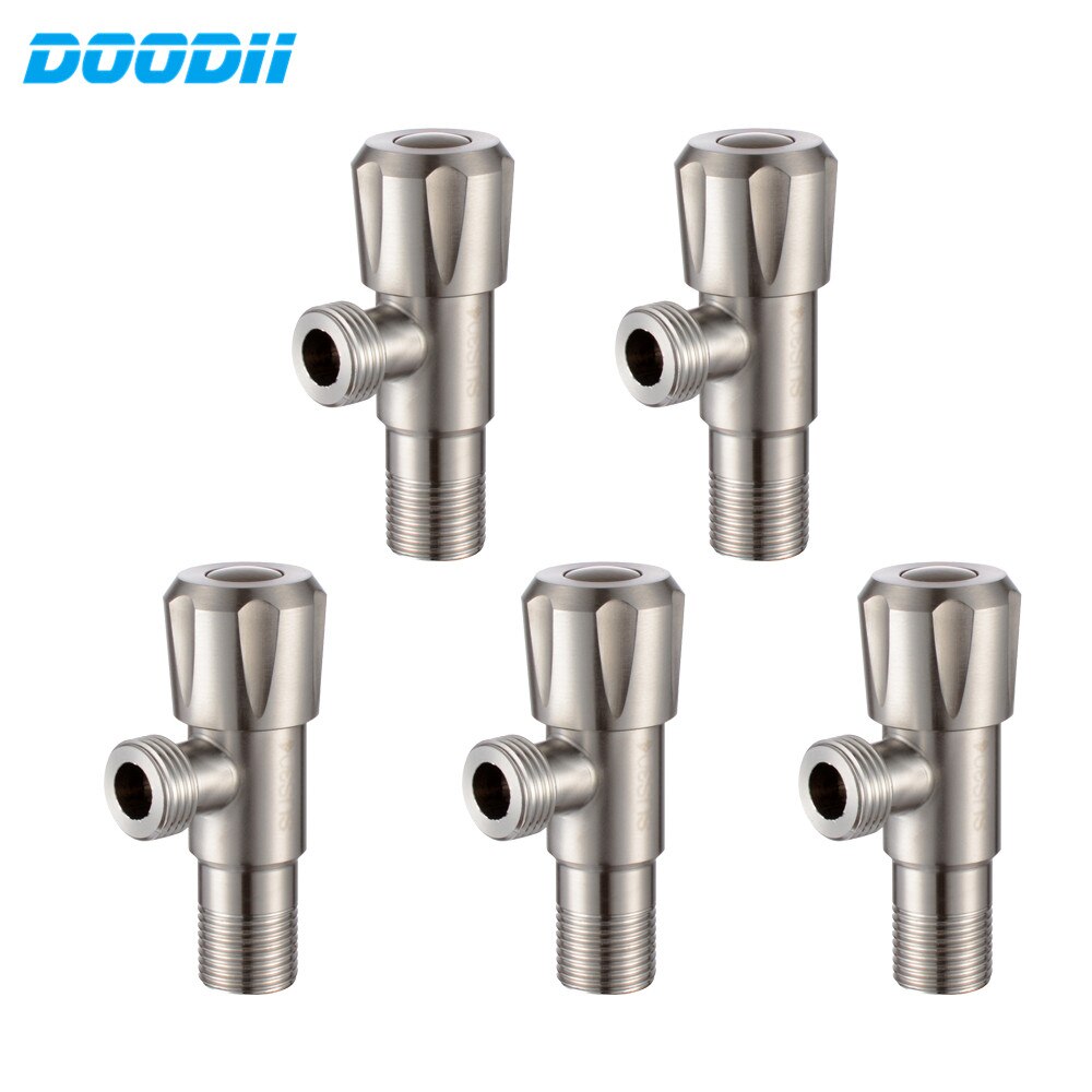 Doodii sus304 angle valves stainless steel brushed vicedeal