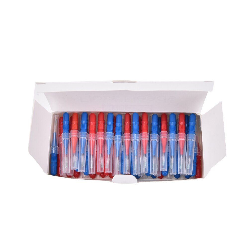 50pcs/lot Oral Care Tooth Floss Oral Hygiene Dental Floss Soft Plastic Interdental Brush Toothpick Healthy For Teeth Cleaning