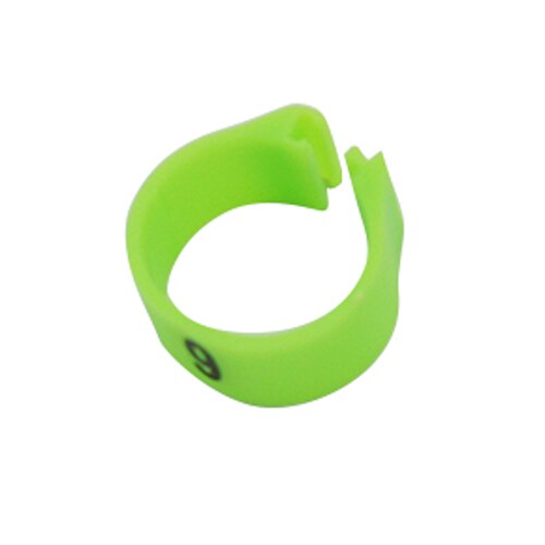 14Mm Vogel Plastic Clip Ringen Duif Gekleurde Voet Ring No.1-100 Voor 10 Kleuren Dier Carrying Levert Duif gekleurde Voet Ring: Green
