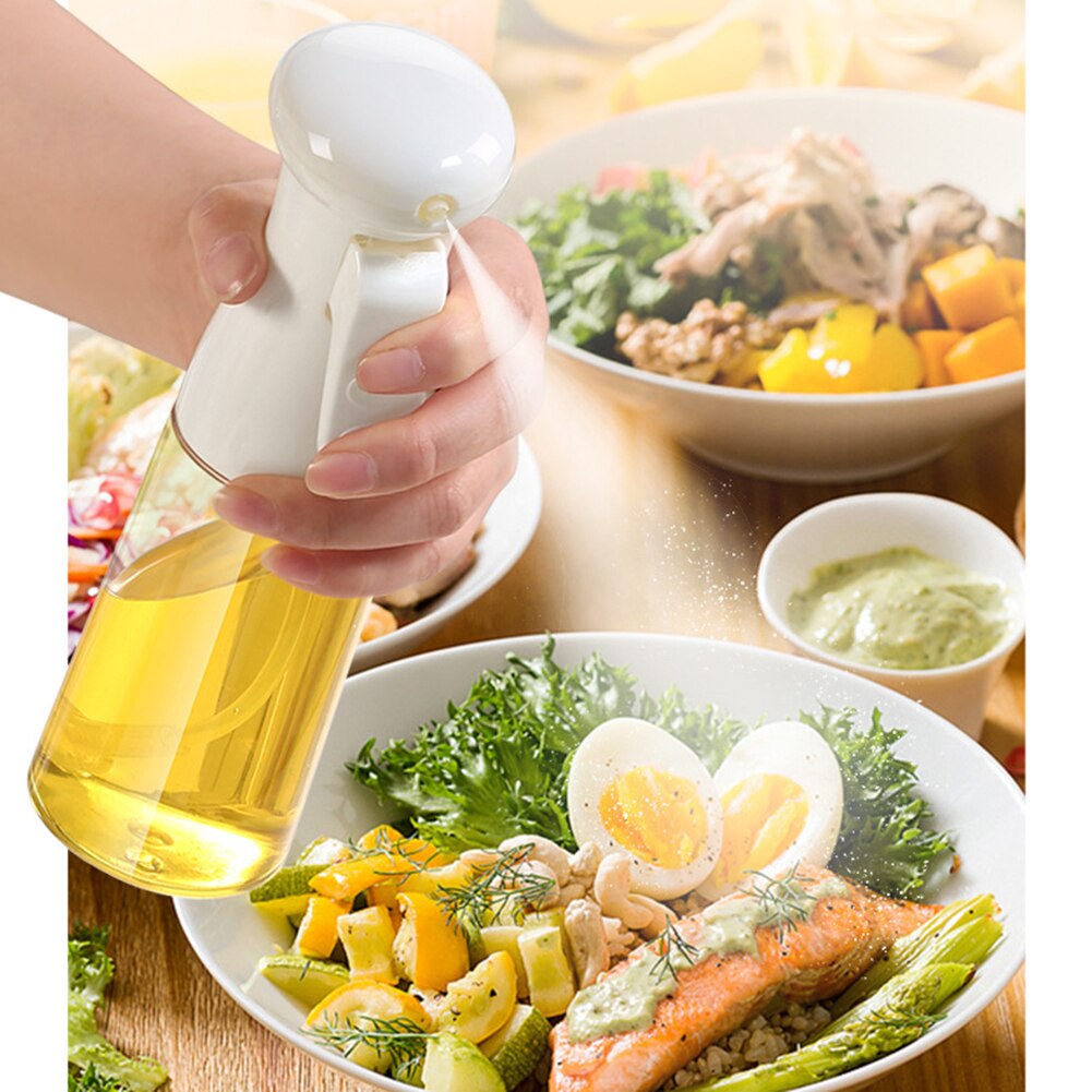 210ml oljedispenser baking matlaging olivenolje eddik gryte grille sprayflaske kokekar kjøkkentilbehør