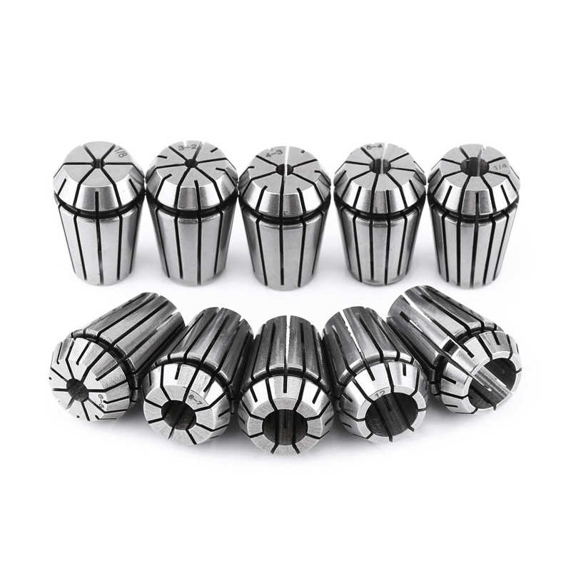 13Pcs / Set Standard Er20 Er11 Er16 Spring Collet Meghatározott Szorítóanya Cnc Marógép 13Pcs / Set Standard Er20 Er11 Er16 Spring Collet Meghatározott Szorítóanya Cnc Marógép