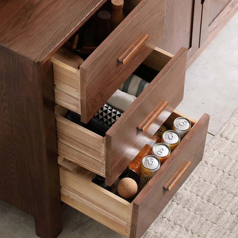 Fabrieksgroothandel Kastdeur Houten handvat Kast Kastdeurgreep Beuken Zwart Walnoot Ladeblok Massief hout Klein handvat