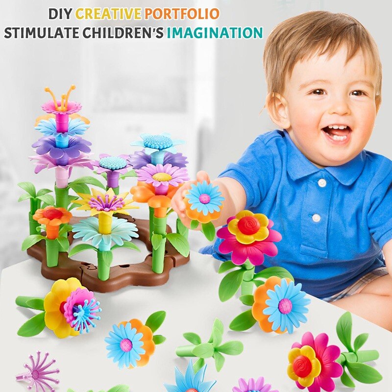 Creatieve Diy 3d Kleine Tuin Speelgoed Voor Kinderen Simulatie Van Kids Interactieve Bloemstuk Educatief Speelgoed Voor Kinderen