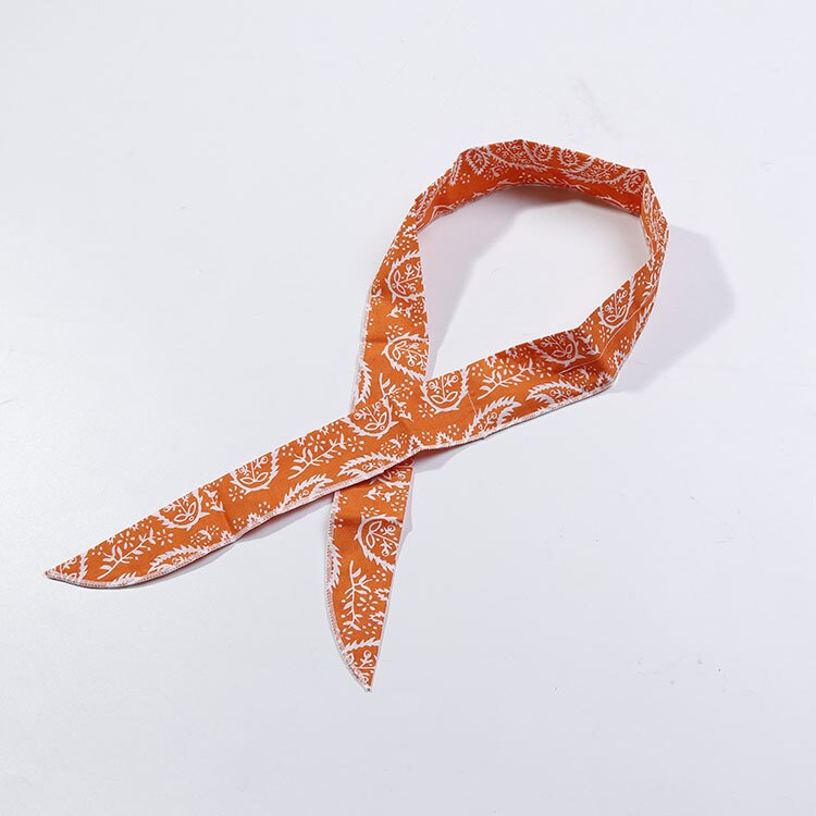 Summer Neck Cooler Scarf Body Ice Cool Cooling Wrap Tie Headband Multifunction Non-toxic Silk Scarf: D