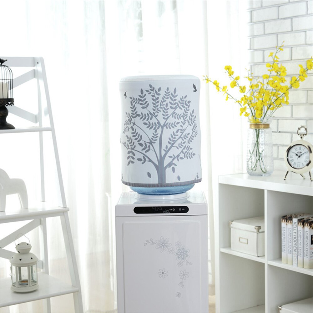 Recipiente para el hogar, Protector de fuente de bebida, cubo decorativo, accesorios purificadores, a prueba de polvo, mueble, dispensador de agua para oficina: D