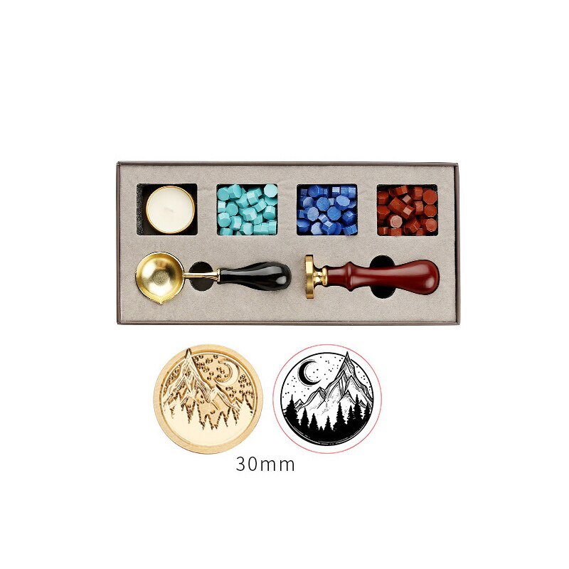 Sealing Wax Stamp Set Wedding Invitation Card Envelope Sealing wax Thank You Letter Wax Dipping Pot Decoration Crafts Making Too: 17