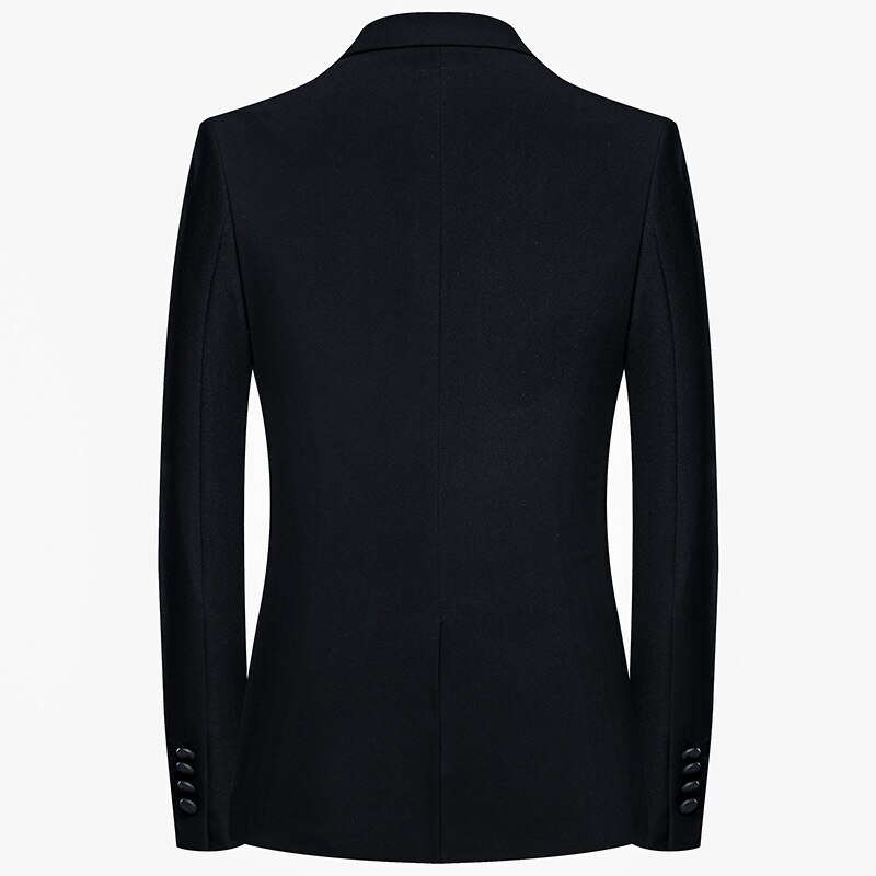 ICPANS Korea Style A buckle Split Suit Jackets Men Slim Fit Formal Business Office Blazers Man Spring 4XL