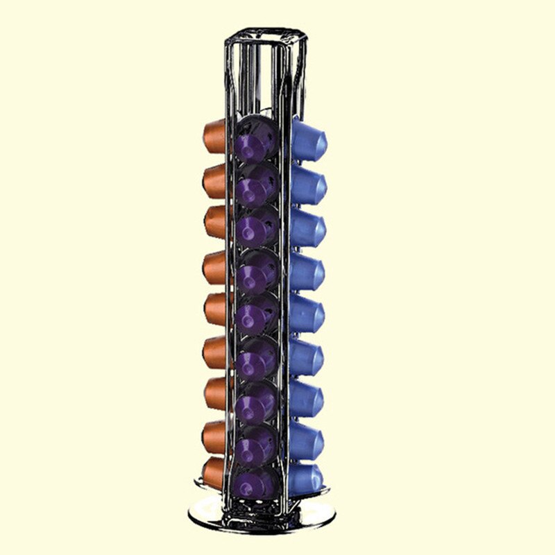 Koffie Capsule Cafe Pod Houder Opslag Lade Koffie Capsules Organizer voor 40pcs Nespresso Capsules Rack Houder Plank