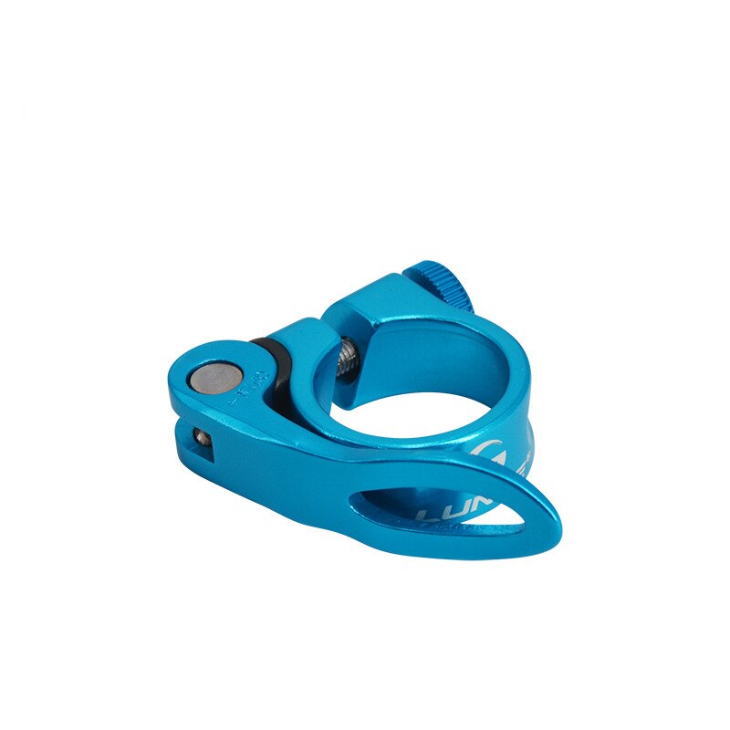 Abrazadera de poste de asiento de bicicleta, abrazadera de tubo de asiento de bicicleta de carretera, de aluminio, ultraligera, de liberación rápida, 28,6/31,8/34,9mm, BMX